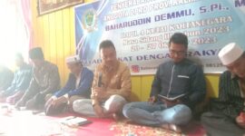 Foto : Baharuddin Demmu Saat Menyambangi Kelurahan Bukit Merdeka