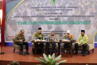 Foto : Uji Publik Panitia Khusus Pembahas Rancangan Peraturan Daerah tentang Fasilitasi Pengembangan Pesantren