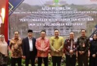 Foto : Acara Uji Publik Ranperda Trantibum Linmas belum lama ini (dok.dprd Kaltim)