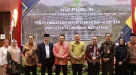 Foto : Acara Uji Publik Ranperda Trantibum Linmas belum lama ini (dok.dprd Kaltim)