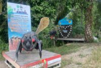 Foto: Otlet Madu kelulud, Jalan Poros Samarinda-Tenggarong. (Nfl)