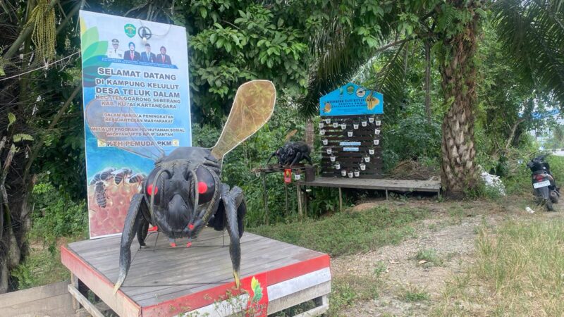 Foto: Otlet Madu kelulud, Jalan Poros Samarinda-Tenggarong. (Nfl)