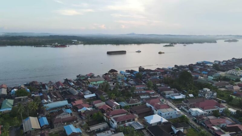 Foto: Potret wilayah Kecamatan Anggana, Kutai Kartanegara.