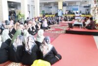 Foto: DWP Kabupaten Kukar menggelar halal bi halal dan pertemuan rutin di DPMPTSP.