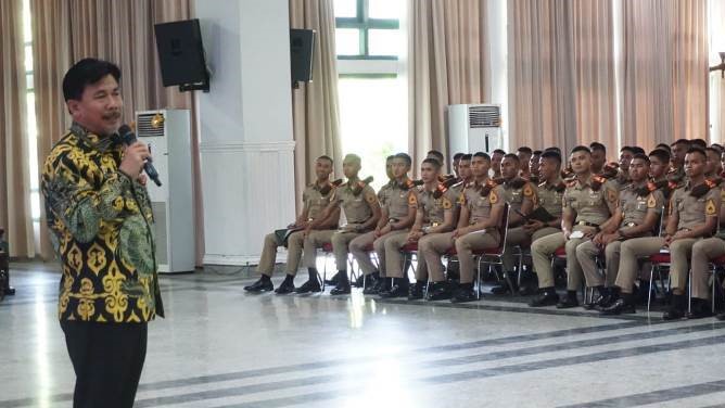 Foto: Sambutan Sekda Kukar, Sunggono, di Latsitarda Nusantara ke-44 Tahun 2024.