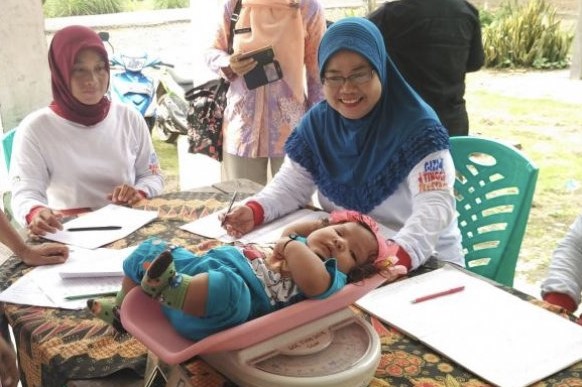 Foto : Ilustrasi aksi penanganan stunting di Kutai Kartanegara.