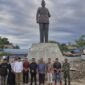 Foto : Potret pembangunan monumen Bung Karno di Sangasanga, Kukar.