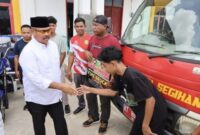 Foto: Kecamatan Sebulu terima tambahan alat pemadam kebakaran satu unit Fire Truck dan satu unit Fire Boat.