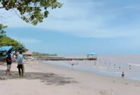 Foto: Wisata Pantai Kersik, Kecamatan Marangkayu. (Istimewa)