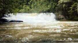 Foto : Air Terjun Kandua Raya, Desa Kedang Ipil, Kecamatan Kota Bangun. (Istimewa)