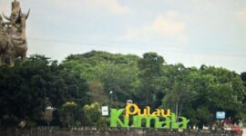 Foto : Pulau Kumala, objek wisata Kukar.