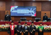 Foto : Pelantikan Ketua dan Wakil Ketua DPRD PPU untuk periode 2024-2029.